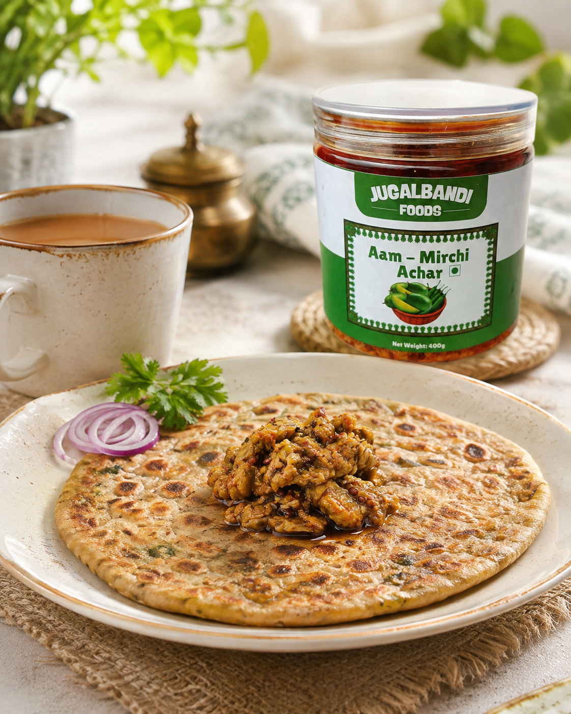 Aam Hari Mirch ka Achar