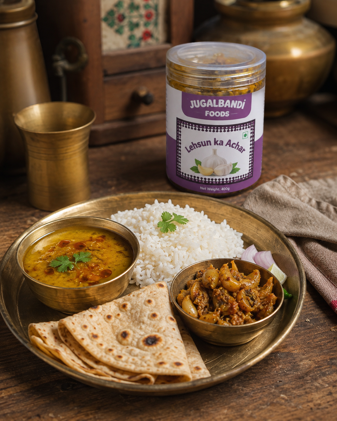 Lehsun ka Achar (Garlic Pickle)