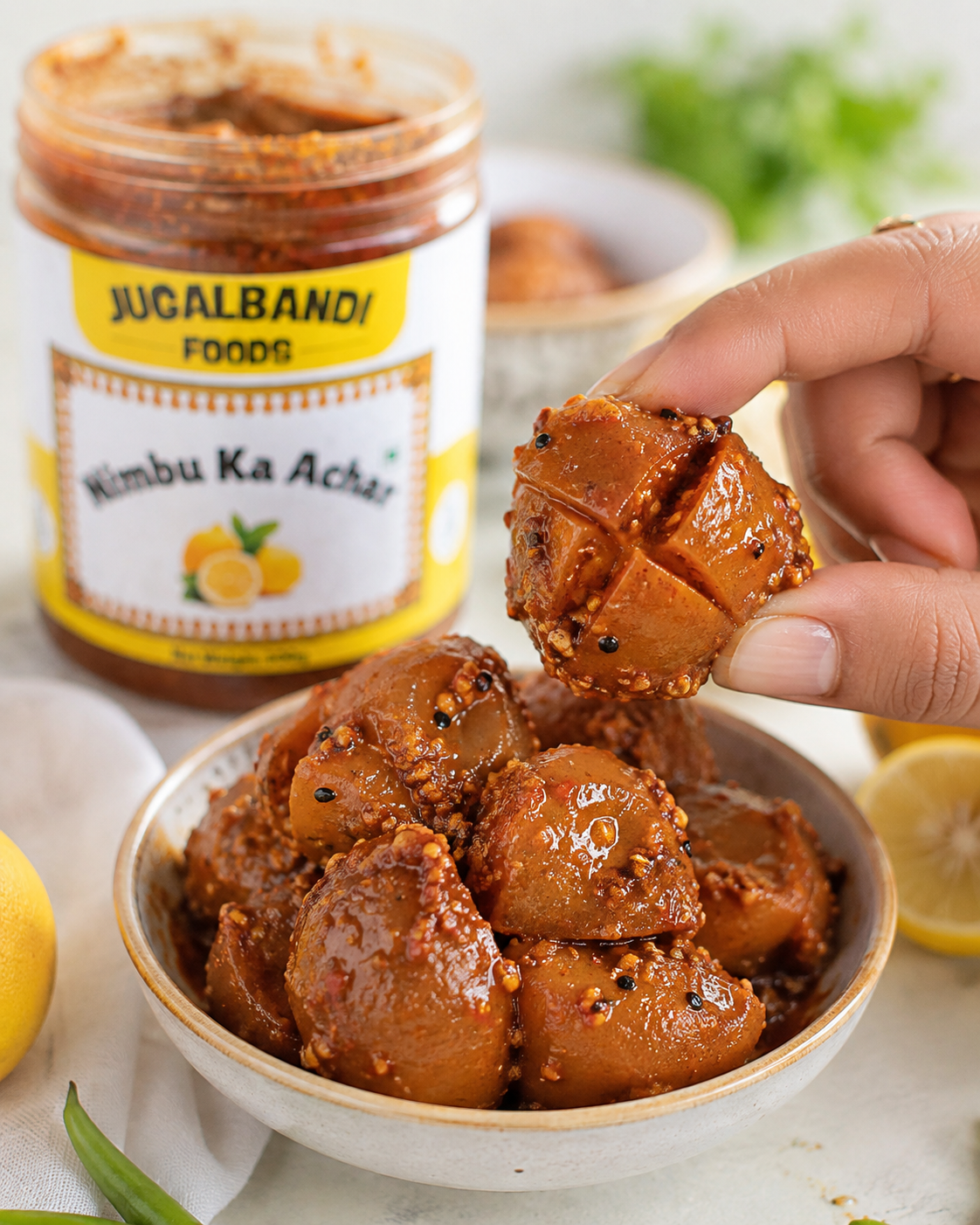 Nimbu ka Achaar (Oil Free)